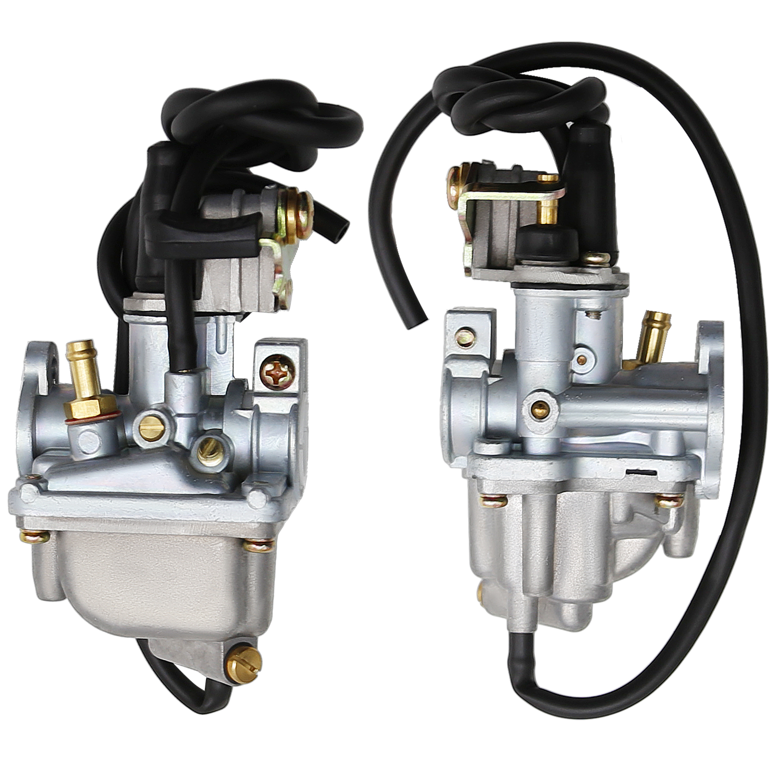 Anxingo LT50 13200-43F00 Carburetor Replacement for Suzuki JR50 84-06, LT-A50 02-05, LT50 84-87 with 44300-24B00 Fuel Tank Petcock Switch Valve