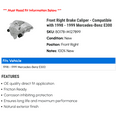 thumbnail image 2 of Front Right Brake Caliper - Compatible with 1998 - 1999 Mercedes-Benz E300, 2 of 2