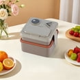 thumbnail image 4 of Plastic Double Lunch Box Office Lunch Box Microwave Oven Heating Portable Cartoons Children's Lunch Box, 4 of 6