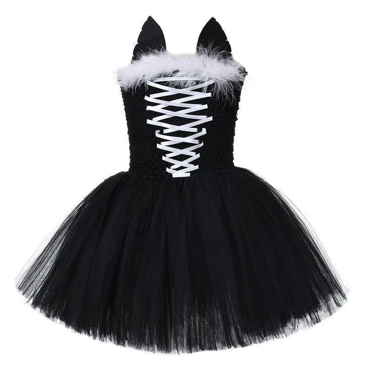 ladies black tutu dress Long Tutu Dress Black