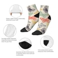 thumbnail image 6 of Bingfone Butterfly Design Patterned Men'S Women'S Casual Cotton Socks, 6 of 9