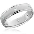 thumbnail image 2 of Pompeii Mens 14k White Gold 6mm Wedding Ring (G/H,SI1-SI2), 2 of 4