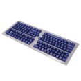 thumbnail image 1 of Gaming Keycaps, PBT Keyboard Keycaps PBT Material OEM Height Ergonomic Design 132key  For Mechanical Keyboard Blue Yellow Letters, 1 of 8