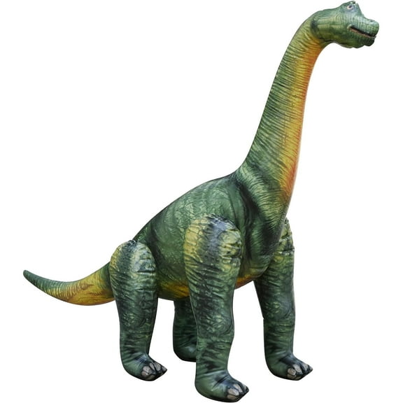 Jet Creations 48" Brachiosaurus Inflatable Air Stuffed Plush Toy, Durable Self Standing, one of The Best Dinosaur Toys, Party Favors for Kids, Pool Toys, DI-BRAC8
