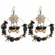 thumbnail image 1 of Guardurnaity 1 par de pendientes circulares grandes de aleación bohemia de estilo étnico para mujer, cuentas coloridas hechas a mano, pendientes Ropa, zapatos y accesorios Miscelánea, 1 of 3