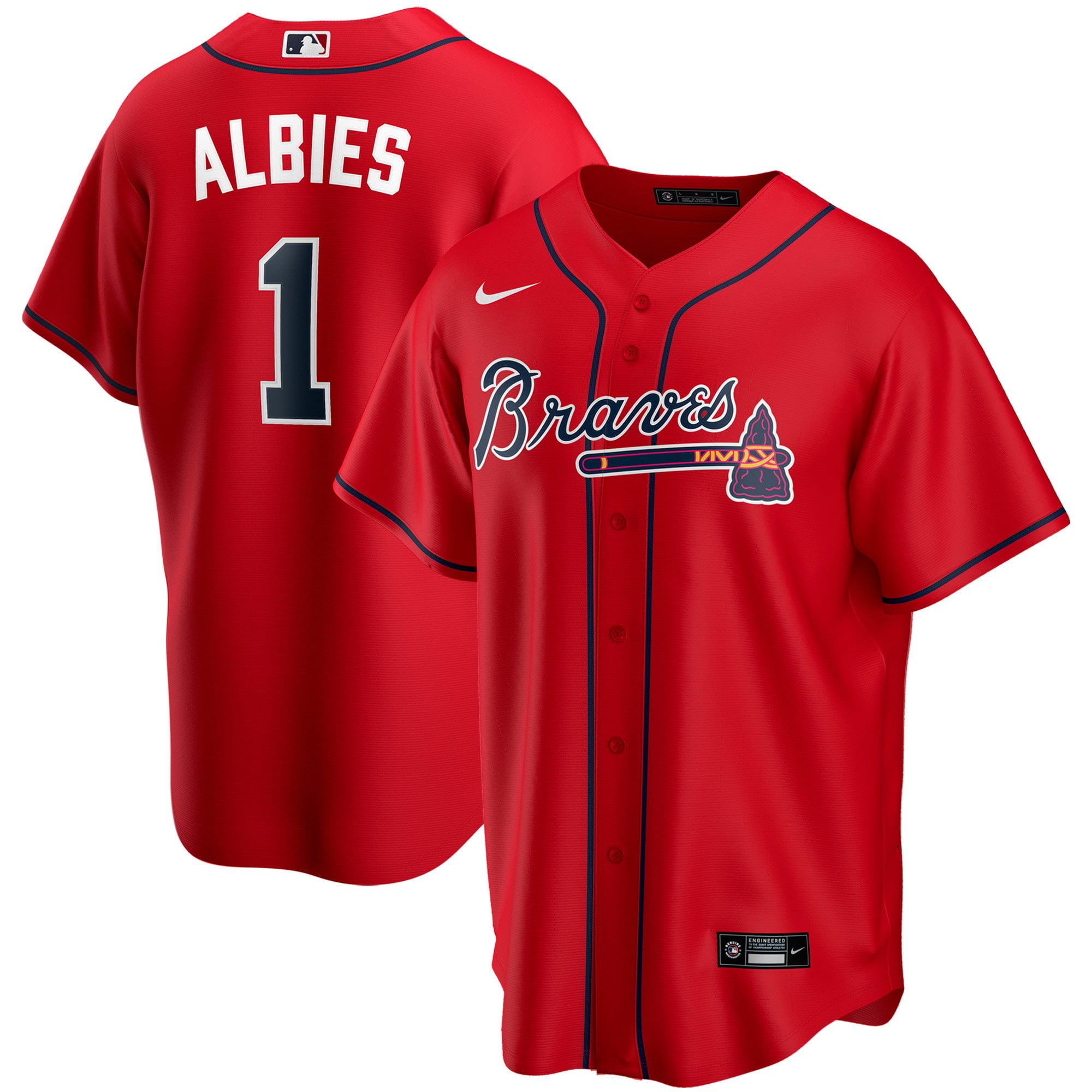 Ozzie Albies Atlanta Braves Nike 