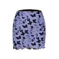 thumbnail image 1 of Mialoley Jupe Courte Ajustée pour Femmes, Motif Imprimé Taille Haute, 1 of 8