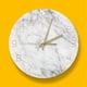 thumbnail image 5 of 2X Reloj de Pared de MáRmol Mudo de Cuarzo AnalóGico 3D Reloj de Pared Redondo Impreso DecoracióN Creativa para el Hogar, 5 of 5