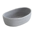 Oggfader Bathroom Organizer Baskets Cotton Rope Storage Woven Basket