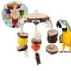 thumbnail image 5 of Jaula para morder colgante para periquitos bloques de nudos para mascotas juguetes de madera para masticar ANGGREK Otros, 5 of 8