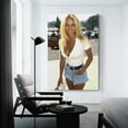 thumbnail image 3 of Pamela Anderson Hot Girl Sexy Poster (13) Poster Cool Artworks Painting Wall Art Canvas Prints Hanging Picture Home Decor Posters Gift 16x24inch(40x60cm), 3 of 6