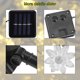 thumbnail image 5 of Lámpara de cadena con forma de loto de 20 LED con energía solar, decoración de patio, fiesta, festival, luz blanca cálida, 5 of 8