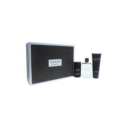 Boys Kenneth Cole 3 Piece - Kenneth Cole Mankind for Men 3 Piece Set Includes: 3.4 oz Eau de Toilette Spray + 3.4 oz After Shave Balm + 2.6 oz Alcohol Free Deodorant Stick