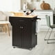 thumbnail image 5 of Costway Carro de Cocina con Ruedas Carrito de Servicio con Cajón Armario Estante Ajustable Especiero Isla Rodante de Comedor 82 x 48 x 91 cm, 5 of 10