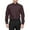 Brown, variant on Men's Berlioni Solid Button Up Spread Collar Work Long Sleeve Dress Shirt