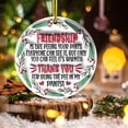 thumbnail image 4 of Xihbxyly Colgante Acrílico Navideño, Diseño Redondo con Textura Cóncava, Cuerda Dorada Duradera, Decoración Navideña Multiusos, Adorno para Árbol, Decoración Del Hogar, Tamaño 8 X 8 Cm, 4 of 5
