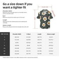 thumbnail image 5 of Goofa Cute Poached Eggs Printed Men's Casual Short-sleeved Shirt,Lightweight Breathable Button-down,Summer Casual men's top,Versatile Fashion shirt-4X-Large, 5 of 7