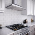 thumbnail image 3 of Streamline 36 in. Vicolo Ductless Wall Mount Range Hood in Brushed Stainless Steel with Baffle Filters, Push Button Control, LED Light, 3 of 9