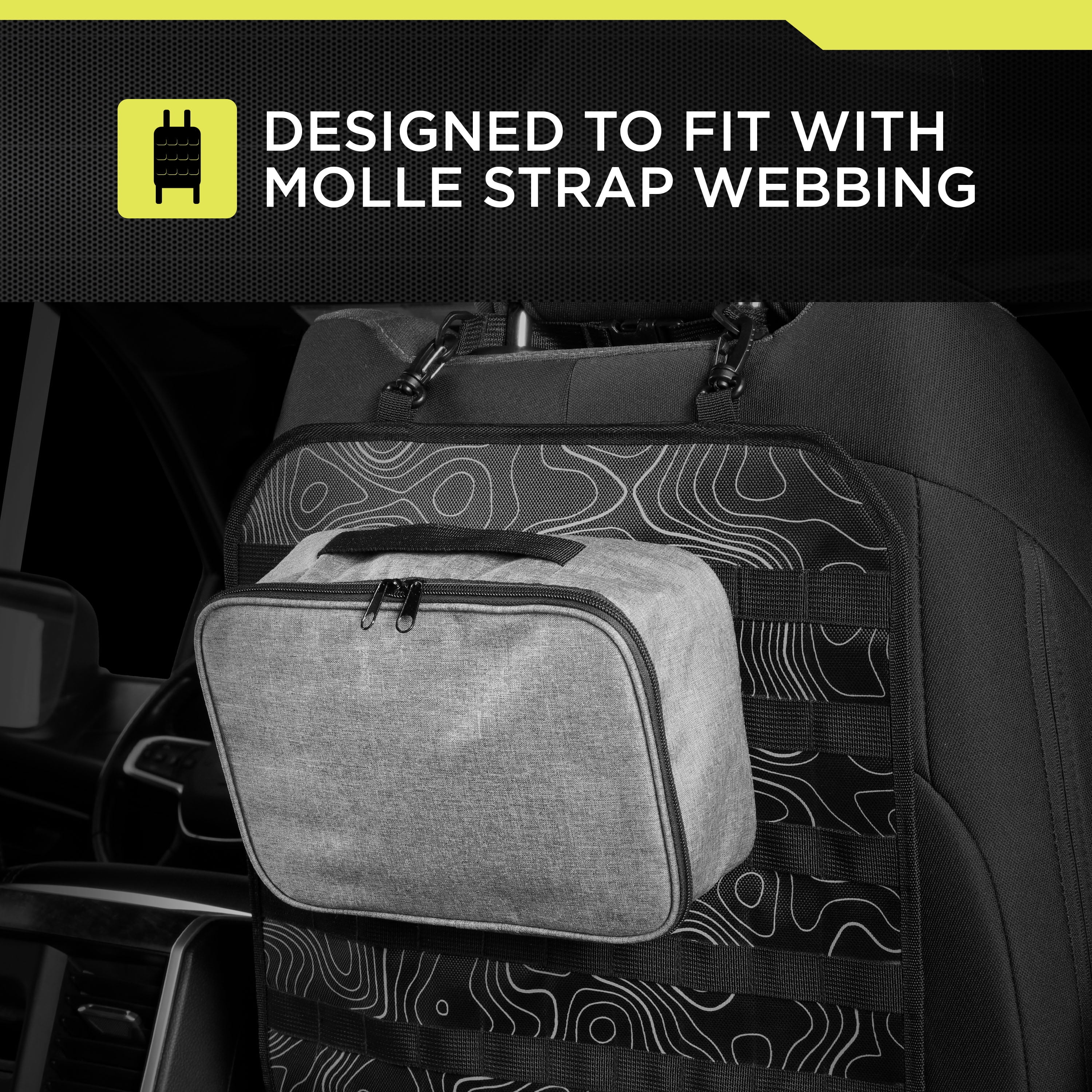 Auto Drive MOLLE Strap Compatible Multipurpose Insulated Storage Case - Universal - AZ534163