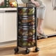 thumbnail image 3 of Organizador Giratorio De Cocina, Estante De Almacenamiento Giratorio De Cocina, Valla Elevada Que Ahorra Espacio, Acero Al Carbono Para Frutas, 3 of 7