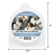Goose Creek Cotton Vanilla Breeze Scented Wax Melt, 2.1oz.
