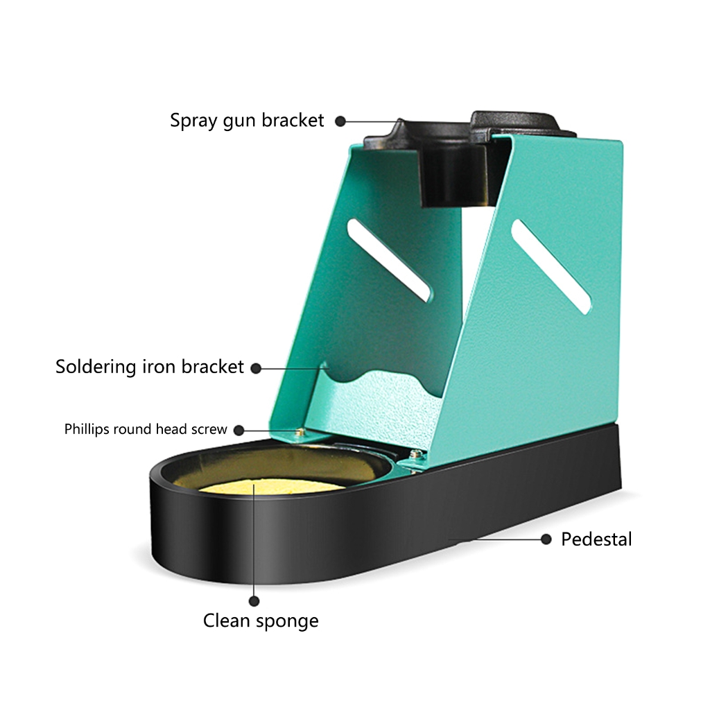 All Metal Construction Soldering Iron Stand Soldering Iron Holder Shelf Stand
