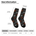 thumbnail image 2 of KLL Spider Web Print Cool Socks Men's Women's Crew Socks Funny Crazy Novelty Stockings, 2 of 6