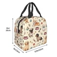 thumbnail image 5 of Puppy dogs Lunch Box for Women Men Insulated Lunch Bag Women Cute Lunch Bags for Women Adults Cooler Tote Bag for Work Picnic Gifts, 5 of 6