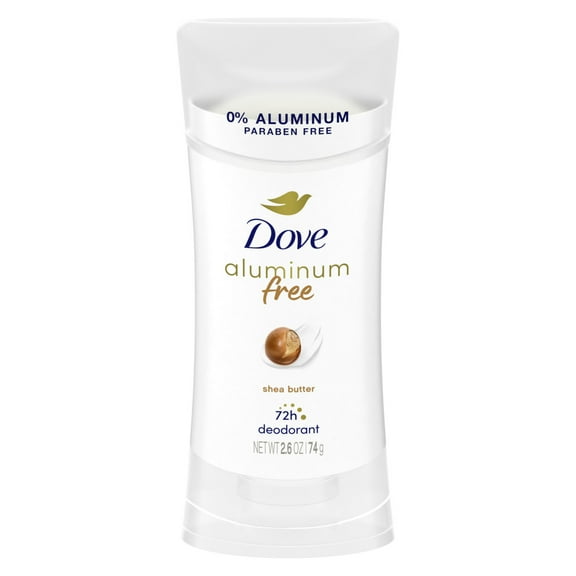 Dove Aluminum Free Deodorant for Women Shea Butter, 2.6 oz
