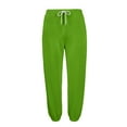 thumbnail image 5 of Fabrcox S-5xl Black Sweatpants Men Winter Fleece Lined Active Joggers Sweatpants Drawstring Pockets Athletic Casual Jogger Running Sweatpants Fluorescent Green 5XL, 5 of 7