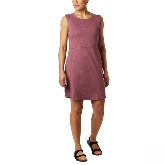 Columbia Womens Omni-Shade Sleeveless Dress, Antique Mauve, Large