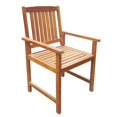 thumbnail image 4 of vidaXL 9 Piece Outdoor Dining Set Solid Acacia Wood, 4 of 4