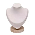 thumbnail image 1 of Busto de joyería, organizador de colgantes y cadenas, soporte de exhibición para joyería A-Beige, 1 of 8