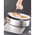 thumbnail image 5 of Casserole à Poisson Ovale Vapeur avec Couvercle - Design Multi-Usage, 5 of 5