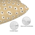 thumbnail image 5 of Cauagu Daisies Flowers Print Pillow Covers with Envelope Closure,1PC Pillow Cases Decorative Pillow Case for Bed & Couch, Pillows Not Included-20"x30", 5 of 6