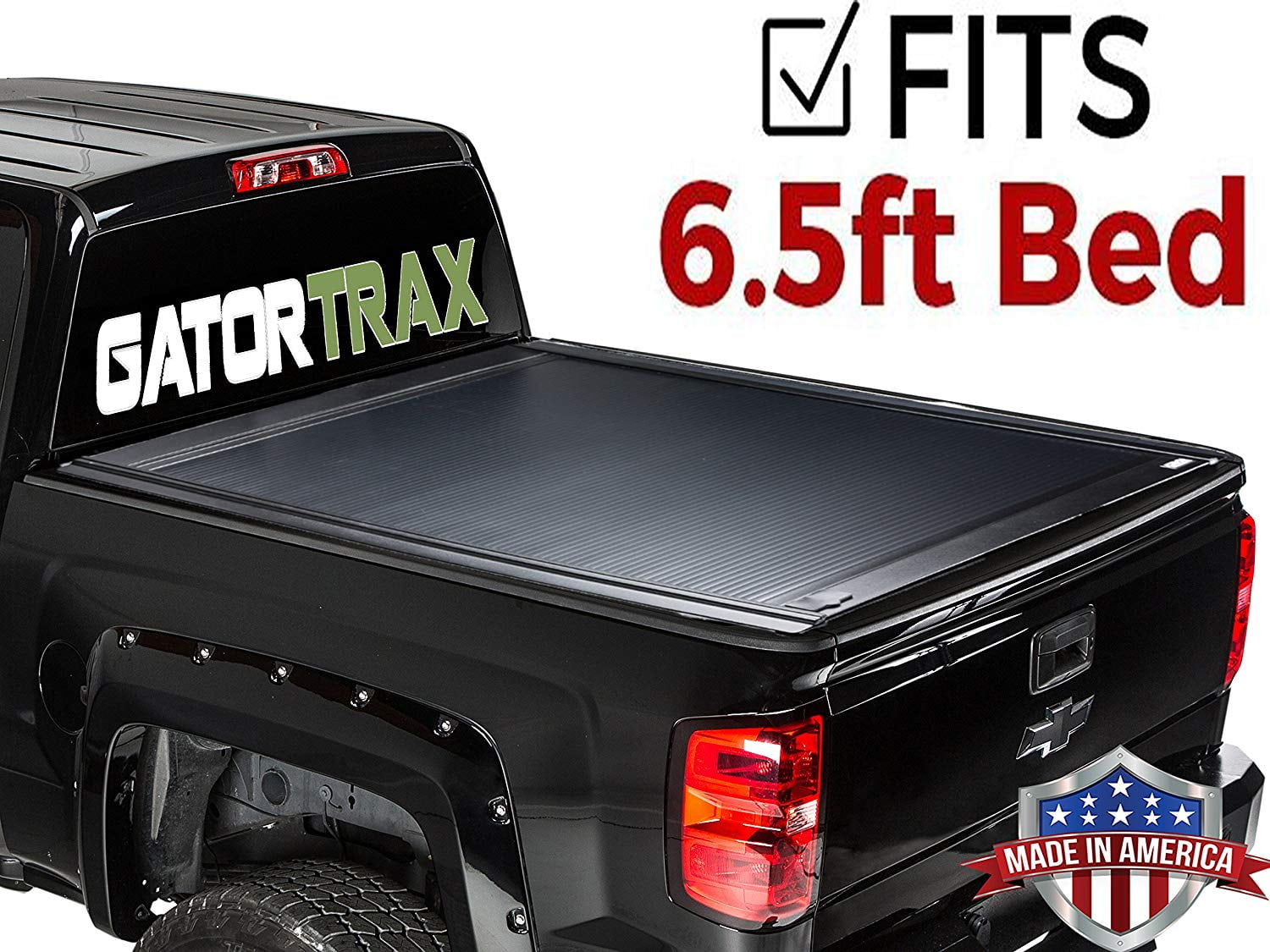 Gatortrax Retractable (fits) 20072013 Chevy Silverado GMC Sierra 6.5 wide rails Foot Bed Only