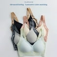 thumbnail image 4 of TEVEQ Push Up Bras for Women T-Shirt Bra Smoothing Bra Posture Correcting Bra Sleep Yoga Bralette Minimizer Bras Supportive Bras Everyday Bra for Senior Women No Underwire Bra Tank Top Bra XL, 4 of 5