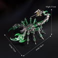 thumbnail image 2 of Puzle metálico 3D Scorpion King Green Steel Warcraft Collection, 2 of 7