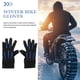 thumbnail image 3 of TABLETREANDS Guantes Para Motocicleta De Negros Resistentes Al Con Pantalla Táctil Y Térmico, 3 of 8