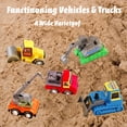 thumbnail image 5 of 20 PCS Pull Back City Die-Cast Cars Trucks Vehicles Toy Stocking Stuffers for Toddlers Kids Grandkids Party Favor Goodie Bags Stuffers for Kids Christmas Birthday Gifts, 5 of 7
