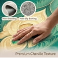 thumbnail image 6 of ODIKA Bathroom Ornamental Vintage Watercolor Plume Scrolls Classical for Playroom, Bedroom, Reading Nook, Pet Friendly & Kids Safe Play, 6 of 7