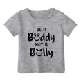 thumbnail image 4 of FAOWME T-Shirt Imprimé Mode Décontracté Respirant pour Filles Gris 6-7 Ans, 4 of 4