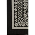 thumbnail image 5 of Furnish My Place Outdoor Collection Oriental Accent Rug - 5 ft. 3 in. x 7 ft. 6 in. Black, Water Proof Carpet for Living Room, Dining Room, Hallways, 5 of 6