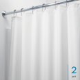 thumbnail image 2 of iDesign Solid Polyester Stall Shower Curtain - 12 Reinforced Buttonholes - Use in Primary or Guest Bathrooms, 2 of 7