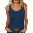 thumbnail image 3 of AnuYalue Women's Tank Tops Loose Fit Sleeveless Crewneck Shirts Summer Casual Blouses Trendy Summer Fashion Outfits, 3 of 7