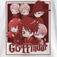 thumbnail image 2 of Girl's Harry Potter Gryffindor Cartoon Characters  Graphic Tee White Medium, 2 of 4