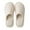Khaki, variant on Utoimkio Platform Sandals for Women Summer Couple Casual Linen Open Toe Stripe Comfy Casual Flops Soft Home Shoes