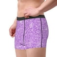 thumbnail image 4 of Bingfone Lilac Glittering Men'S Underwear - Casual Stretch Boxer Briefs-Small, 4 of 9