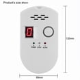 thumbnail image 2 of Gas Detector, LPG/Natural Gas/Coal Gas Leak Detector Plug In Sensor Monitor with Audible Alarm, 2 of 5