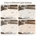 thumbnail image 7 of ODIKA 5'x7' Beige Cream Abstract Dot Pattern Washable Area Rug Modern Minimalist Design with Curves Non-Slip, Low Pile, Stain Resistant for Guest Room, Lounge, Apartment, 7 of 7